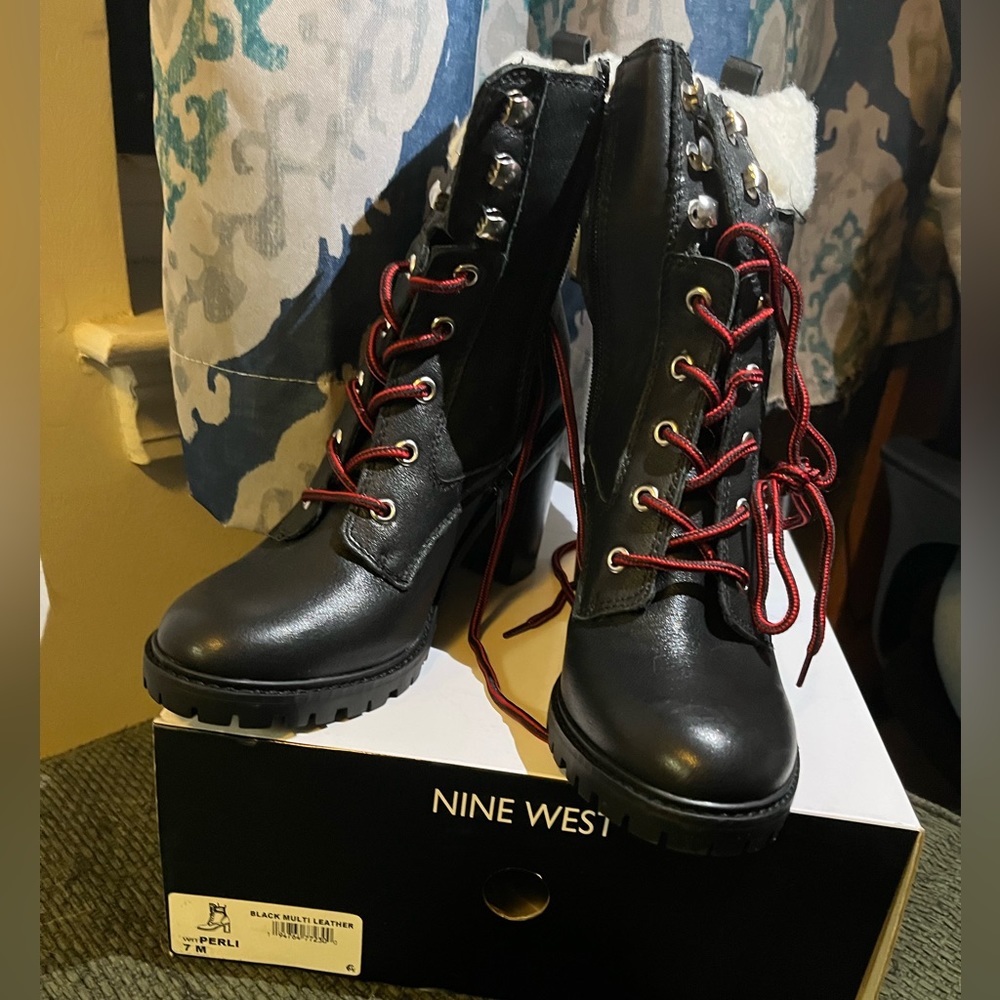 Black Combat boots